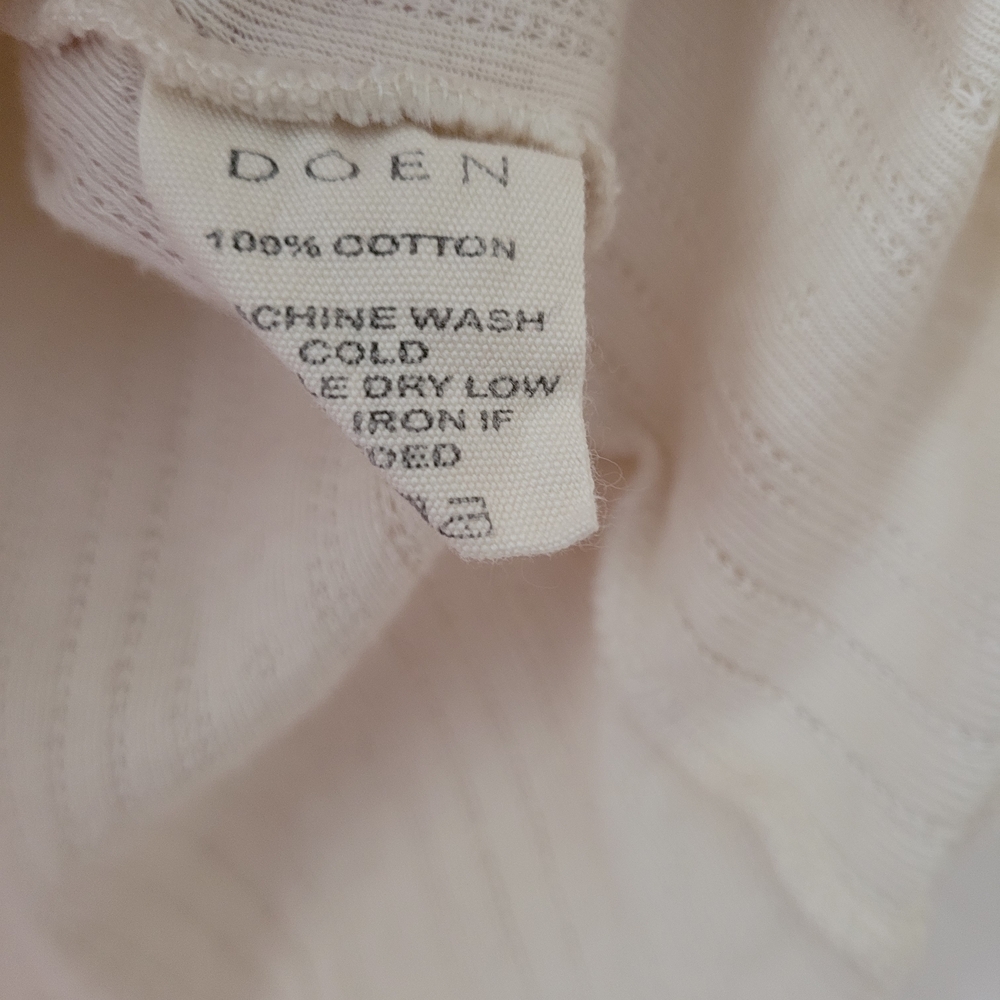 Doen Cream Long Sleeve Button-Up Top - Picture 5 of 5